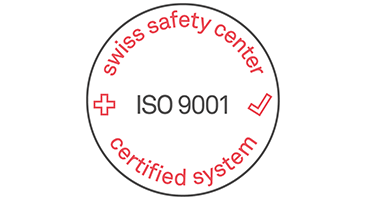 ISO 9001 certification for the development and delivery of software solutions for Tool Lifecycle Management. (ISO 9001 logo)