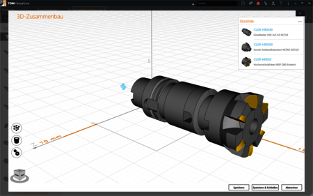 TDM 3D-Zusammenbau.