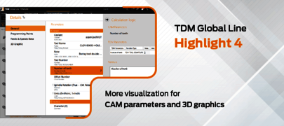 More visualization for CAM parameters and 3D graphics