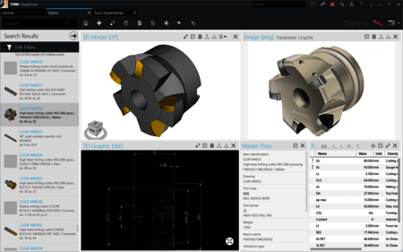 TDM Global Line 2019: 2D, 3D and parameter graphics and master data.