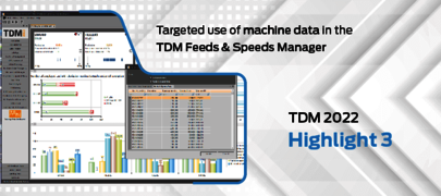 Targeted use of machine data in the TDM Feeds & Speeds Manager
