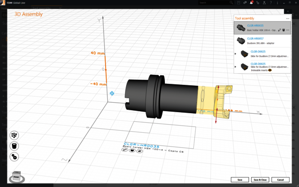 TDM Base Module Global Line - 3D assembly building