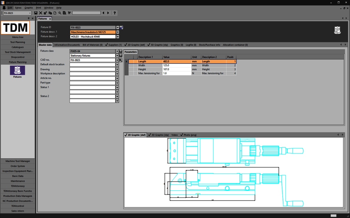 Organizing Fixtures with TDM - Master Data.