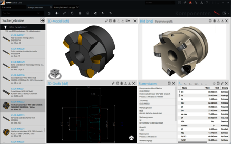 TDM Global Line 2019: 2D-, 3D- und Parametergrafik und Stammdaten.