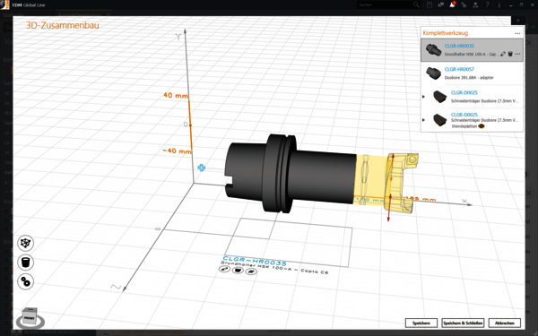 TDM Basismodul Global Line - 3D-Zusammenbau