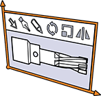 DXF Editor - Einfache und schnelle Bearbeitung von DXF-Werkzeuggrafiken mit dem TDM 2D-Grafik Editor.