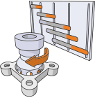 Production equipment management made easy with TDM Feeds & Speeds Manager. (Icon)