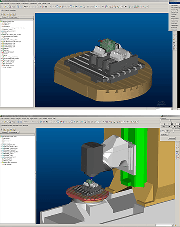 NC simulation in Pro/NC