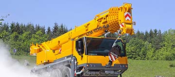 Mobilkran von Liebherr.