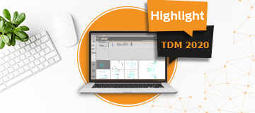 Improved, practice-oriented data and graphics maintenance with TDM.