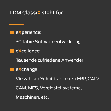 TDM ClassiX: eXperience, eXcellence, eXchange