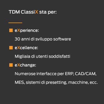 TDM ClassiX: eXperience, eXcellence, eXchange