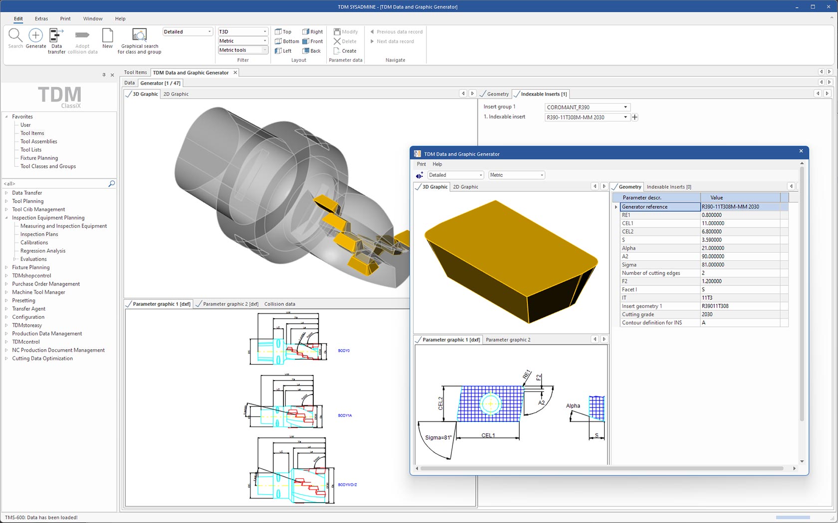TDM Data and Graphic Generator - 3D graphic.