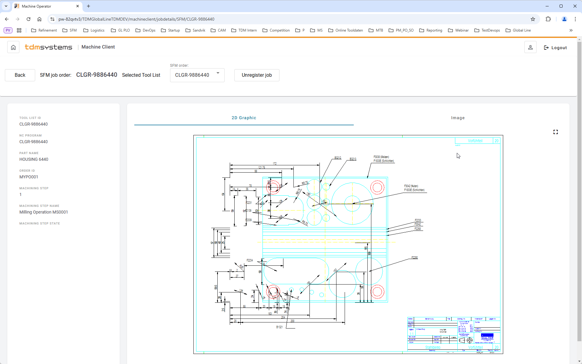 TDM Machine Web Client