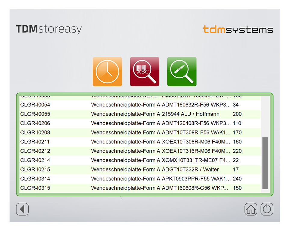 Werkzeugschrank Verwaltung optimieren mit der Suche in TDMstoreasy.
