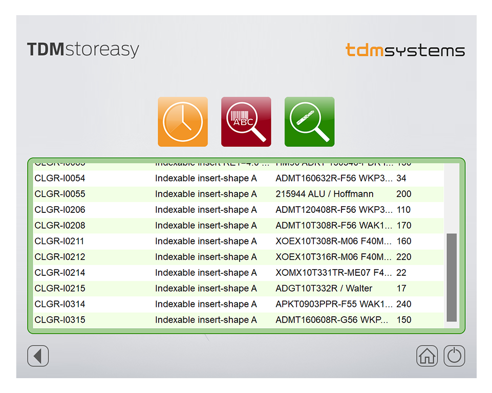 Ottimizzate la gestione degli armadi utensili con la ricerca in TDMstoreasy.